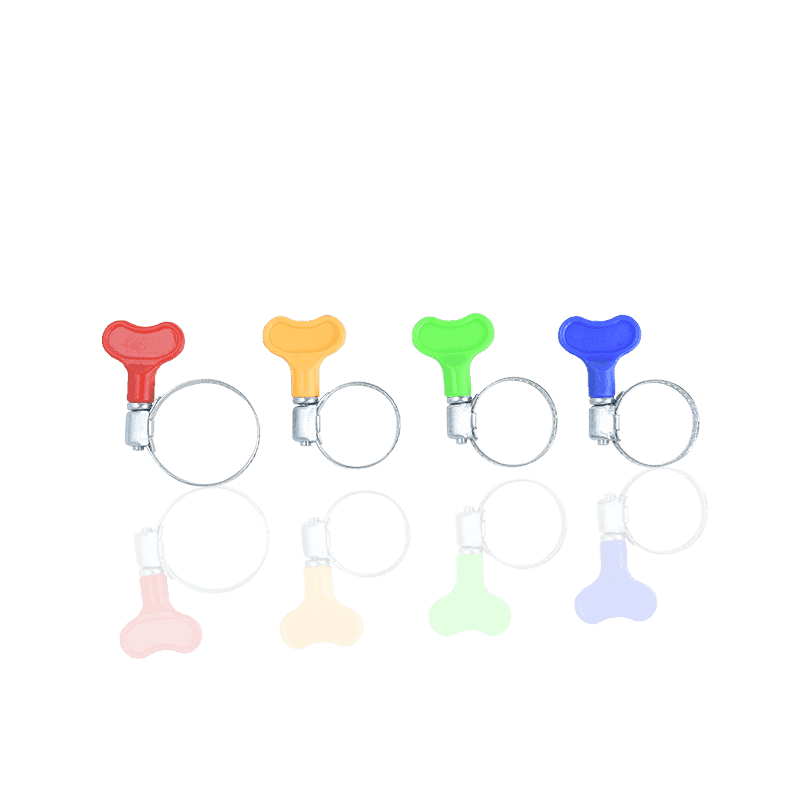 Hadicová svorka s plastovou rukoväťou amerického typu